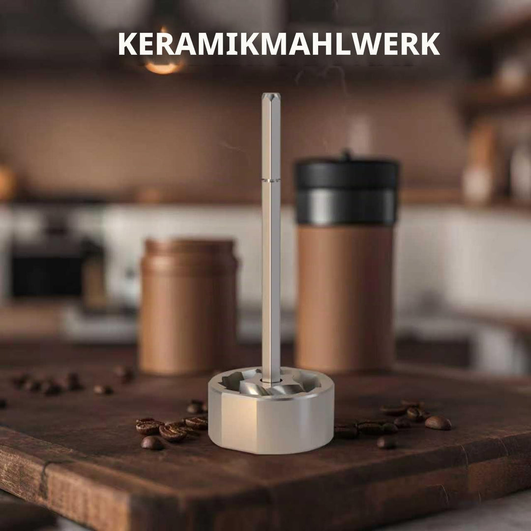Manuelle Kaffeemühle, 30 g Kapazität, Kaffeebohnen-Handmühle mit 40 einstellbaren Einstellungen für