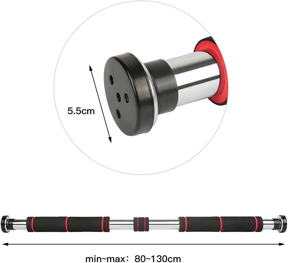 Klimmzugstange Tür | 80-130 cm | 150 kg | Türreck | Turnstange | Krafttraining | Pull Up Bar | Arm |