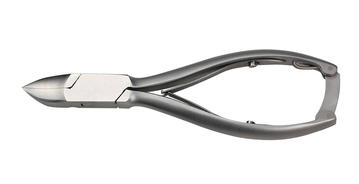HK Manicure by Hans Kniebes - 13 cm gerade Eckenzange mit Doppelfeder - durchgestreckt - rostfreier