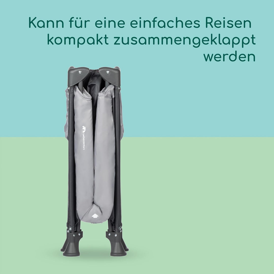 BEBECONFORT Soft Dreams, Reisebett Baby, 0–3 Jahre (0–15 kg), leichtes Reisebettchen, Matratze aus H