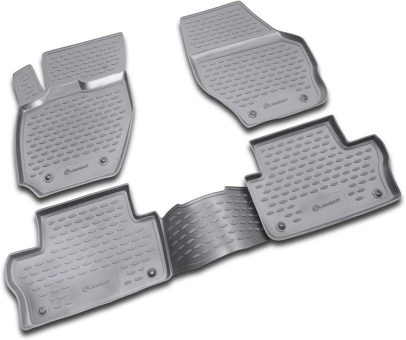 Element EXP.NLC.50.09.210 Custom Fit Premium Anti-Slip Rubber Floor Mats for Volvo XC60 Year: 08-17