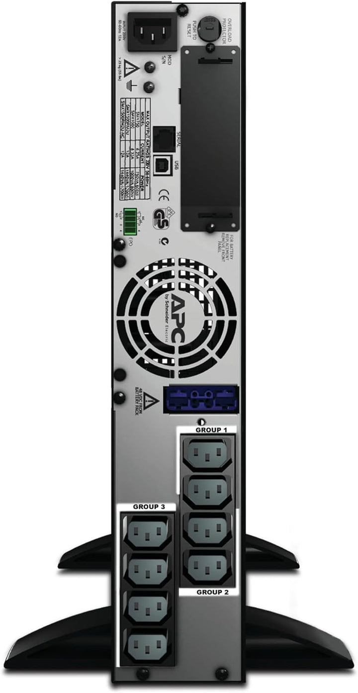 APC Smart UPS SMX - SMX1500RMI2U - USV 1500VA (Rack / Tower, bis zu 14 min. Überbrückungszeit bei St