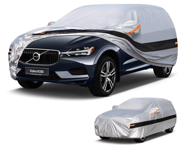 Autoabdeckung SUV Passend für Volvo XC60(2008-2025) 10 Schichten Vollgarage Auto Abdeckplane 100% Wa