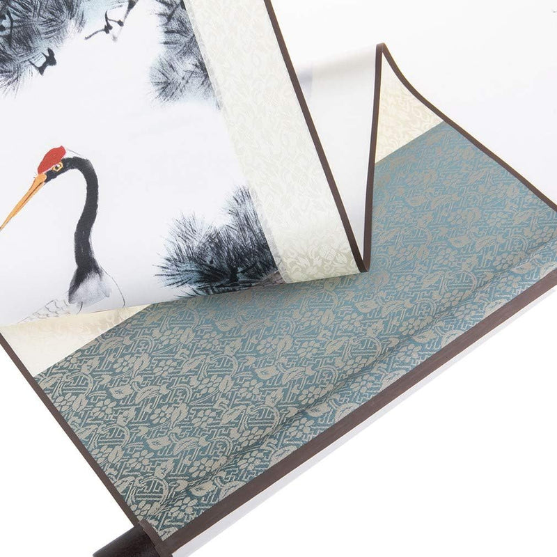Lachineuse Asiatische Kakemono Krane weiss, Krane weiss