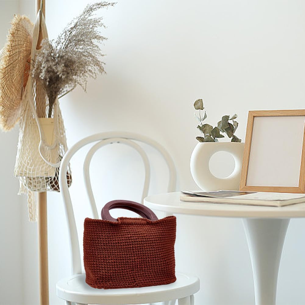 FREEBLOSS Häkelset Für Anfänger, Häkeltaschen Set Mit Holzgriff, Inklusive Häkelgarn, Häkelnadeln, H
