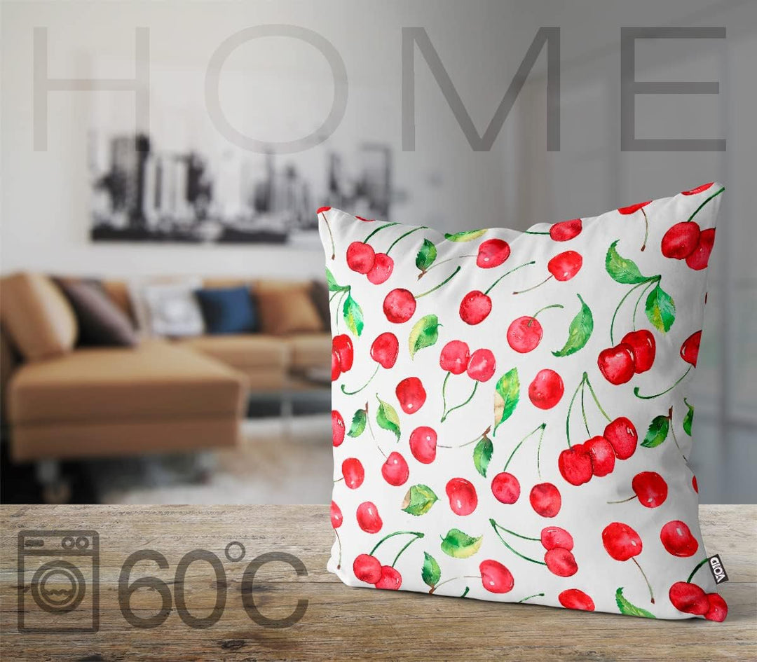 VOID Sommer Kirschen Kissenbezug Kissenhülle Sofakissen Kissen Deko Outdoor-Kissen Dekokissen, Kisse