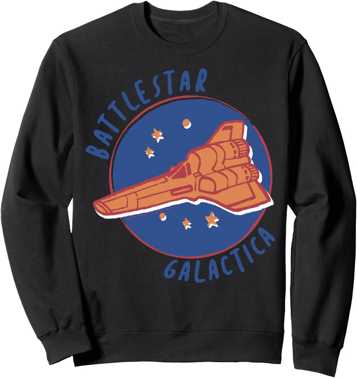 Battlestar Galactica Cartoon Patch Sweatshirt