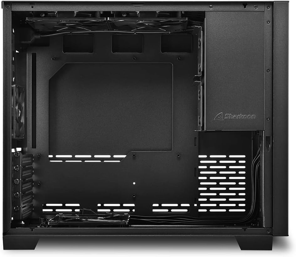 Sharkoon MS-Z1000 Black, Micro-ATX PC Gehäuse Schwarz