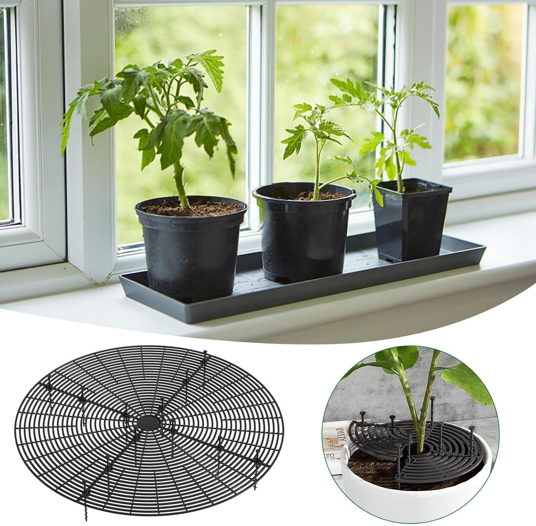 52cm Blumentopfgitter Blumentopf Schutz Blumentopf Abdeckung ABS Pflanzenschutz Katze Hunde Wiederve