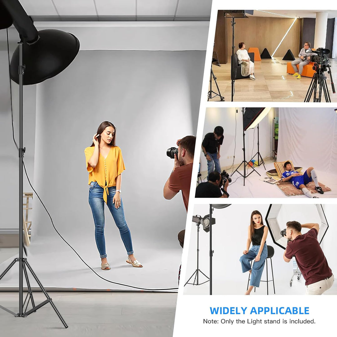 Heavy Duty Light Stand 2,8m,Aluminiumfeder Gepolstertes Stativ Beleuchtungsständer Max Loading: 10KG