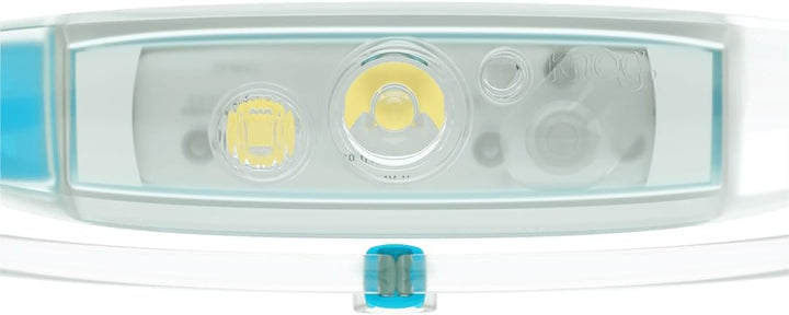 Knog Unisex – Erwachsene Quokka Run 150 Stirnlampe, Transparent,Blau, Einheitsgrösse, Transparent,bl