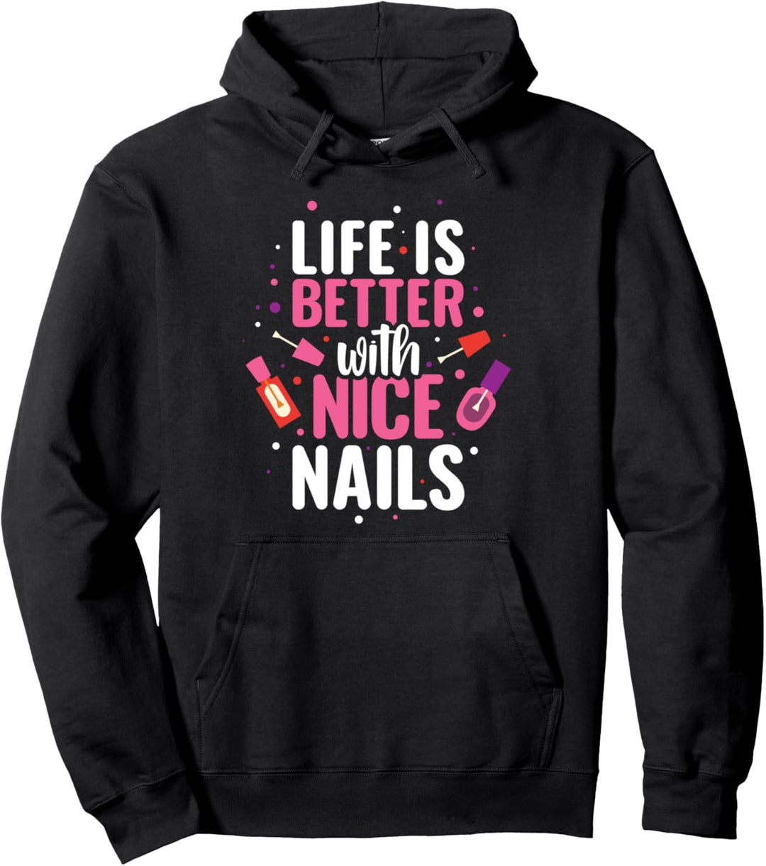 Nageldesignerin Nail Tech Pullover Hoodie