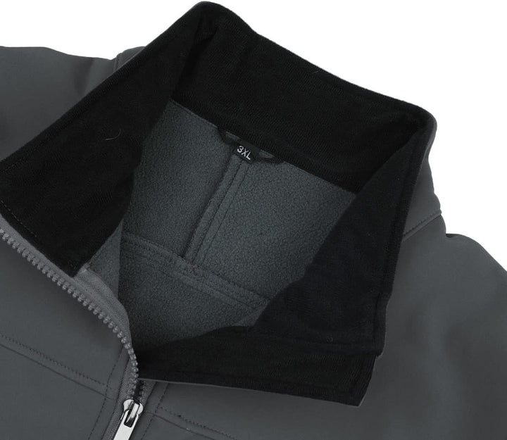 YOUTHUP Weste Herren Wasserdichte Softshellweste Outdoor Leichte Winddichte Fleece Herrenweste Ärmel