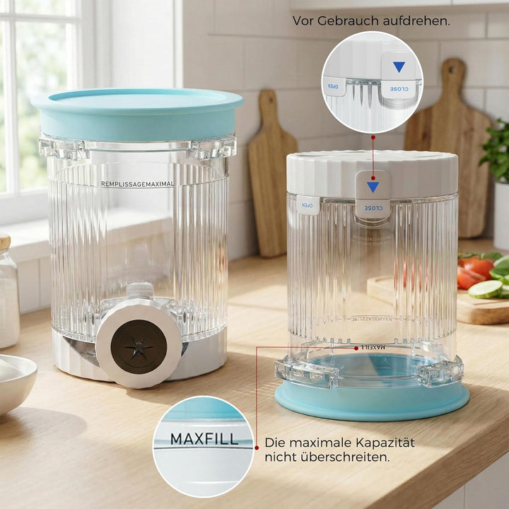 4 Stück Behälter mit Deckel für Ninja Swirl NC700 NC701, 480ml Eiscreme Eisbehälter für Ninja Creami