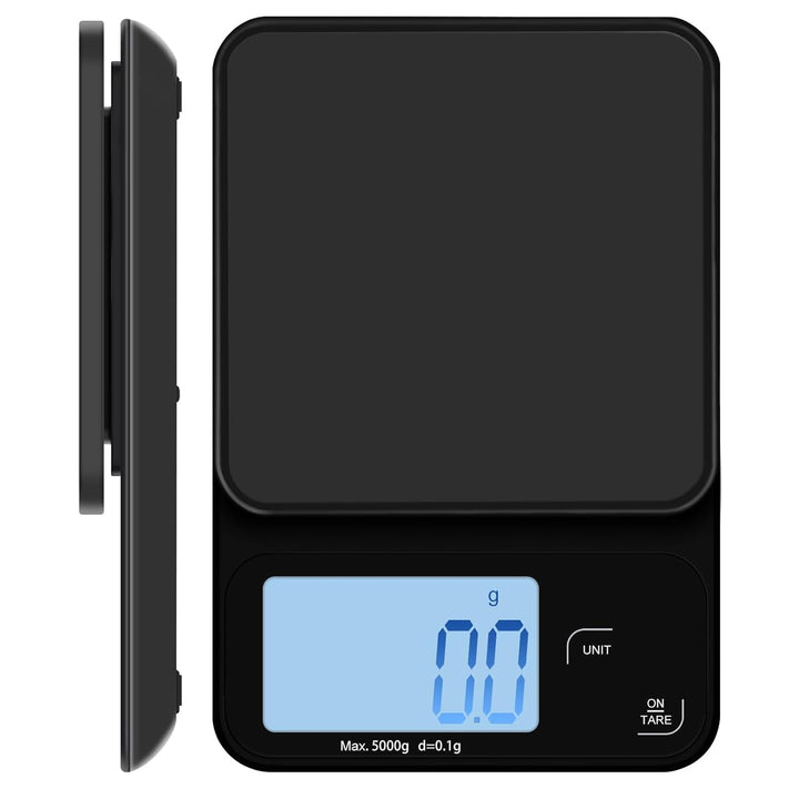 Elektronische Kaffeewaage, 5kg/0.1g Multifunktionale Küchenwaage Digital, Digitale Küchenwaagen Wand