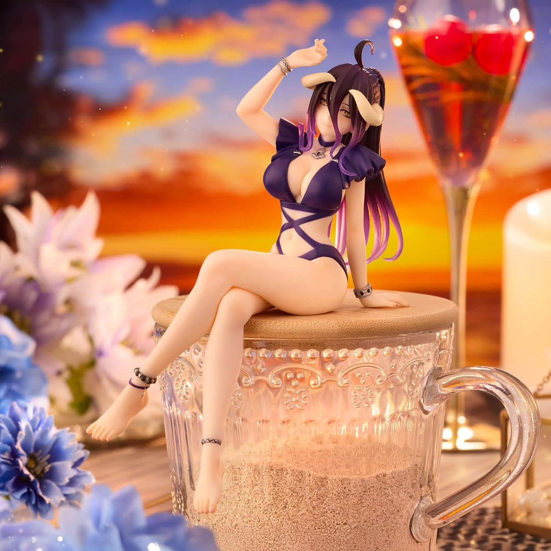 Furyu - Overlord Noodle Stopper Albedo Swimsuit Dark Purple Color Ver. 16 cm