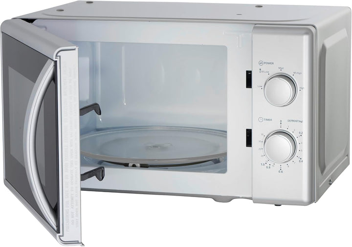 PKM MW700-20 UB2 | Stand oder Unterbau Mikrowelle | 700 Watt | 44cm breit | 20 Liter | Timer