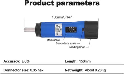 1-6 Nm Drehmoment Schraubendreher Drehmomentschlüssel, Drehmomentschraubendreher Torque Wrench Drehm