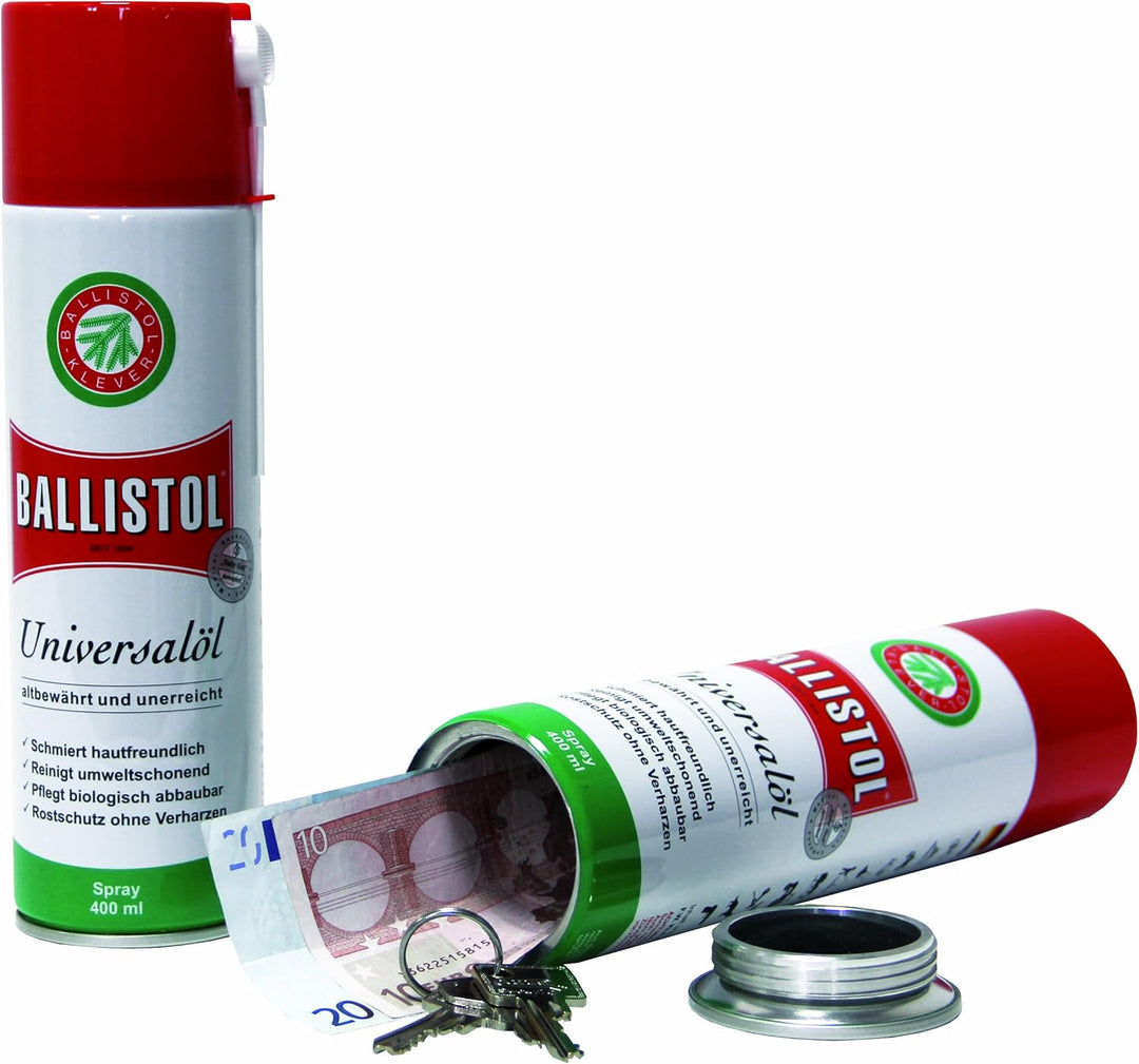 Dosensafe, Motiv Ballistol Universalöl/Höhe = 23,5 cm/Täuschend echt