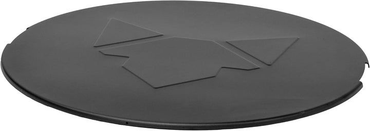 Deckel pulverbeschichtet aus Aluminium | Für FENNEK Feuerschale 3 POD aus Edelstahl | mit eingeprägt