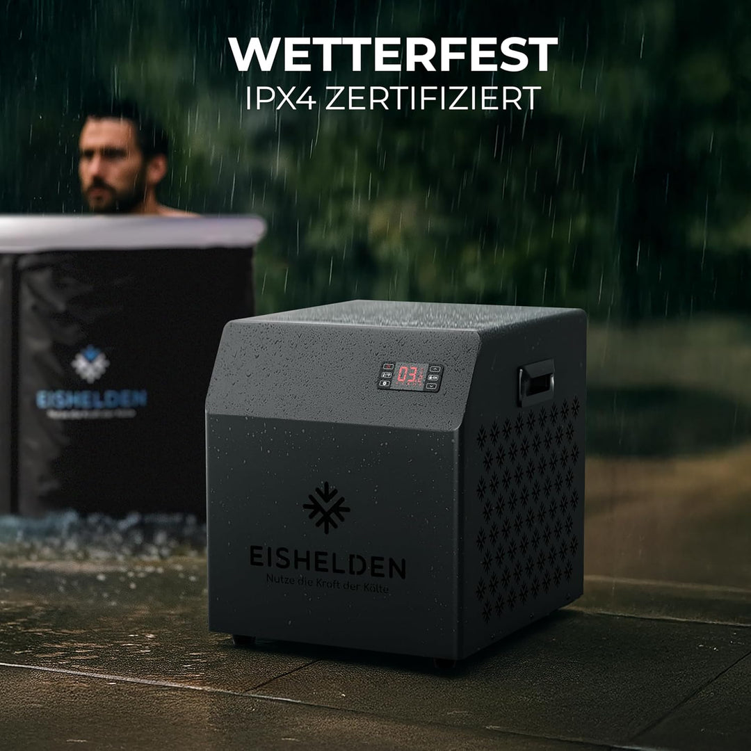 Eishelden Eisbad Kühlgerät LARS – Smarte Powerkühlung für dein Eisbad (bis 3 °C) | App-Steuerung & W