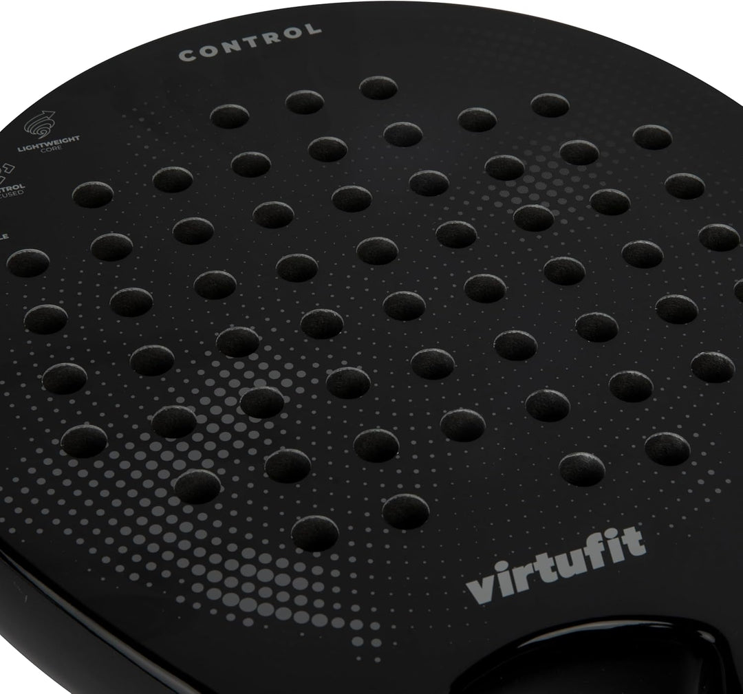VirtuFit Control Padelschläger - Schwarz - Grau