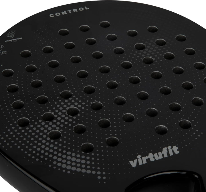 VirtuFit Control Padelschläger - Schwarz - Grau