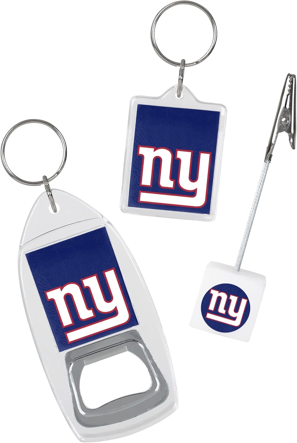FOCO New York Giants NFL Amerikanischer Fussball Packung mit 6 Weihnachtsfeier Gefälligkeiten