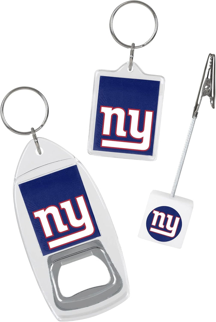 FOCO New York Giants NFL Amerikanischer Fussball Packung mit 6 Weihnachtsfeier Gefälligkeiten