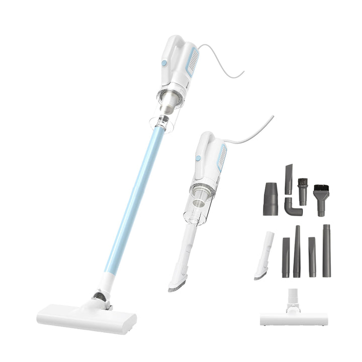 SIMPLUS 9-in-1 Staubsauger mit Kabel 400W, 16KPa Stielstaubsauger & Handstaubsauger, 1kg Leicht, HEP