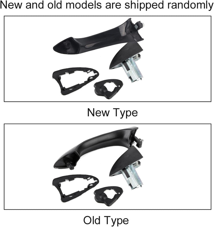 Reminnbor Türgriff,51218257737 Türgriff hinten links aussen aussen ABS Plastic Türgriff Passend für