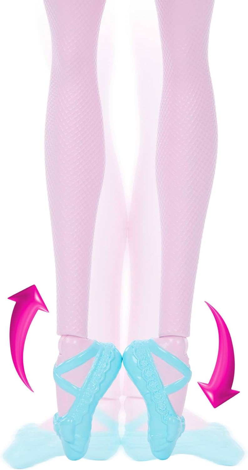 Barbie in: Der Nussknacker-Puppen, mit überraschendem Tutu-Wechsel-Effekt, Ombré-Tutu, Herzmedaillon