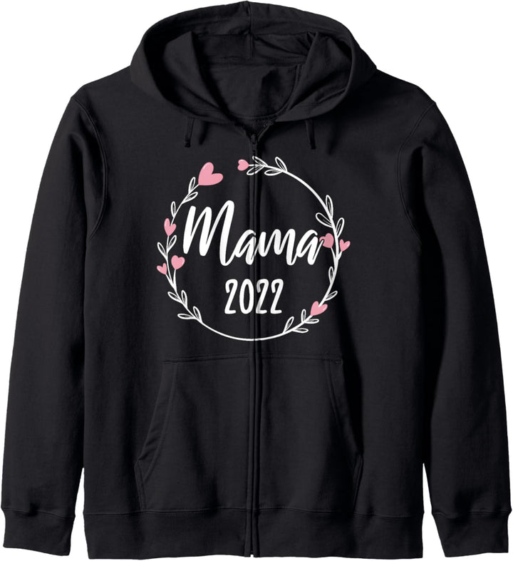 Damen Mama 2022 Schwangerschaft Mama Mommy Mutter Mom to be Kapuzenjacke