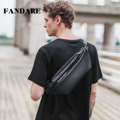 FANDARE Ultraleicht Brusttasche Sling Rucksack Daypacks Sport-Schultertaschen für Herren Schultertas