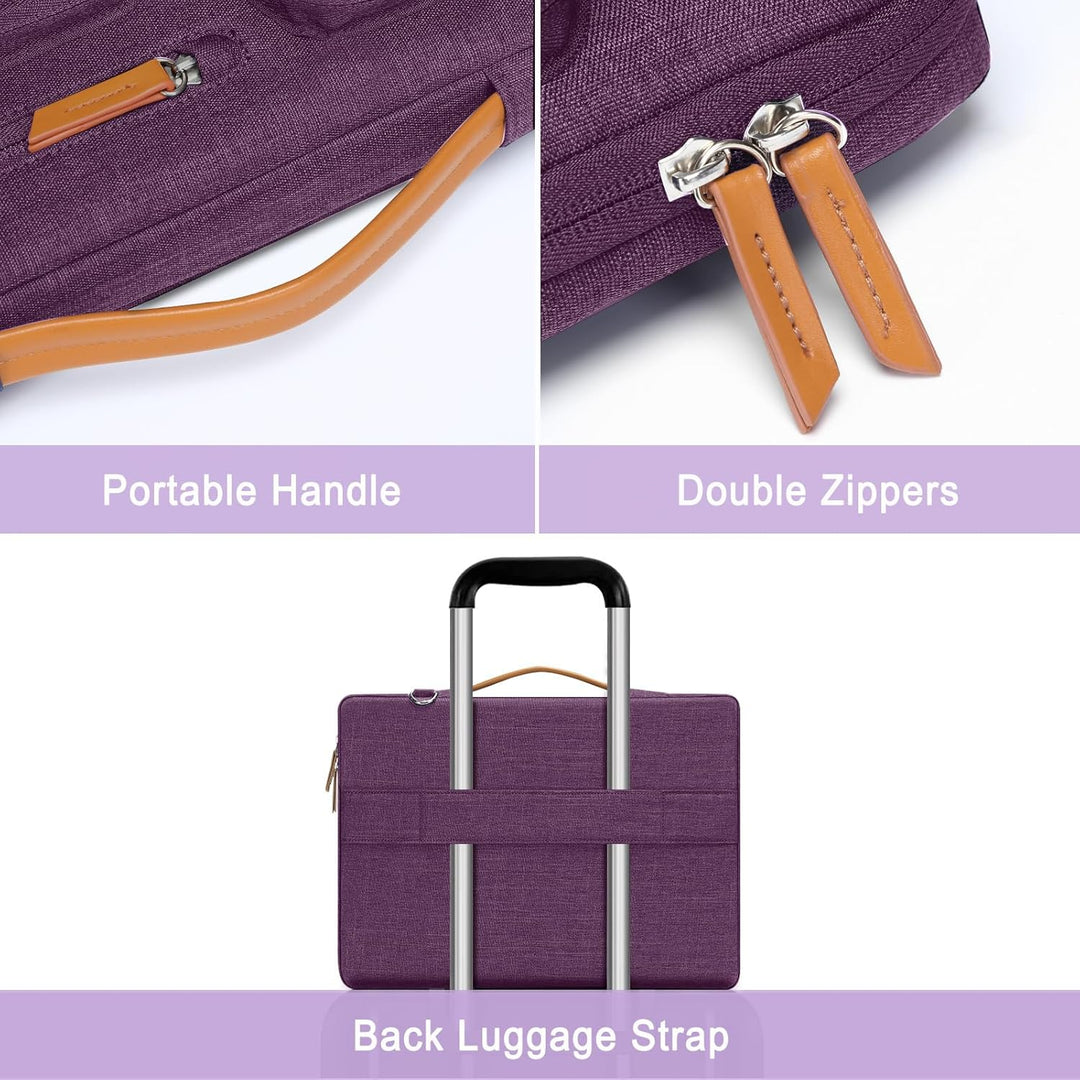 MOSISO 360 Schütz Laptoptasche 16 Zoll, 15-15,6 Zoll Umhängetasche Kompatibel mit MacBook Pro 16, HP