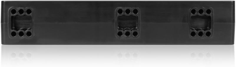 ICY DOCK Einbaurahmen für 2X 2,5 Zoll (6,4cm) SSDs/HDDs in 1x 3,5 Zoll (8,9cm) EZ-Fit Light MB290SP-