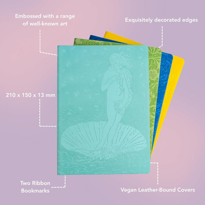 Exquisit Premium Notizbuch DIN A5: Tove Jansson, Mumin und Blumen: Unser hochwertiges, liniertes Bla