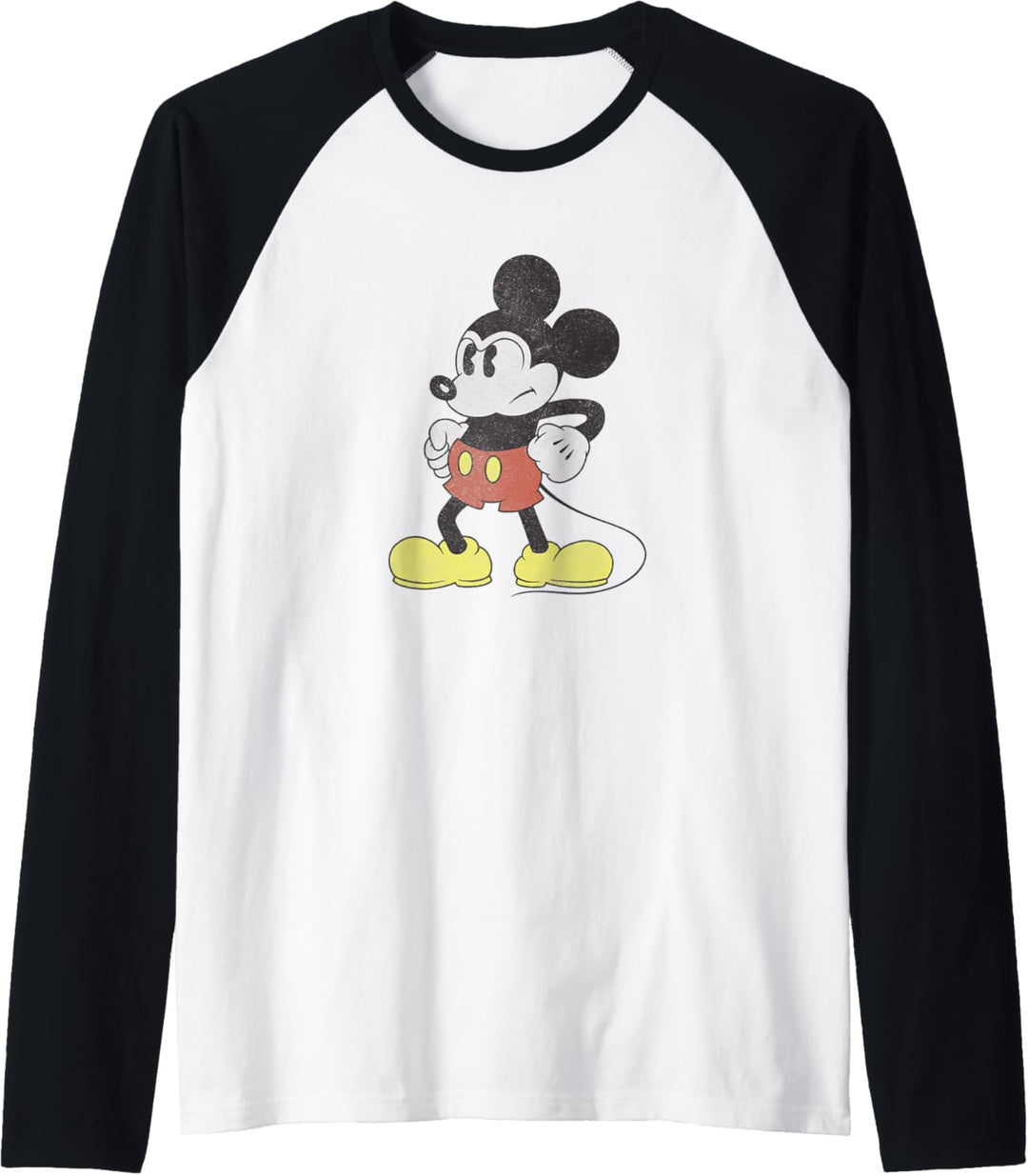 Disney Mickey And Friends Mickey Mouse Retro Grumpy Raglan