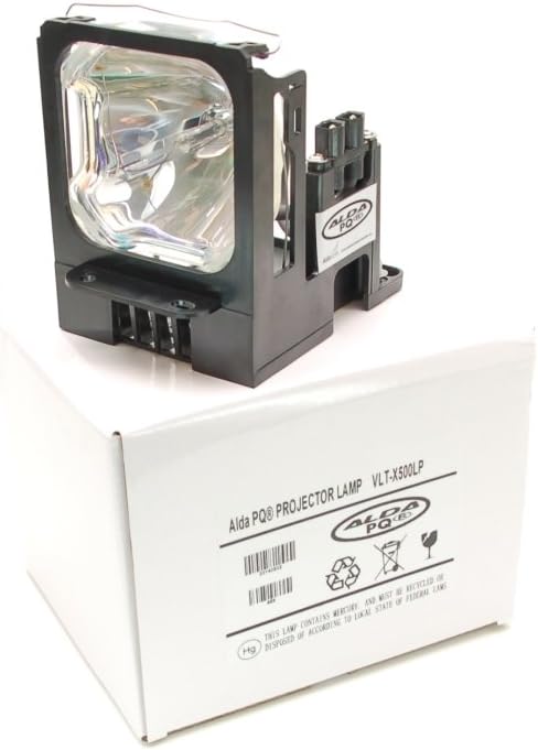 Alda PQ-Premium, Beamerlampe/Ersatzlampe kompatibel mit VLT-X500LP für Mitsubishi S490, S490U, X490,