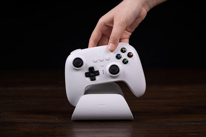 8BitDo Ultimate Controller mit Ladestation 2,4 g für Windows, Android und iOS 16.3+ - Weiss