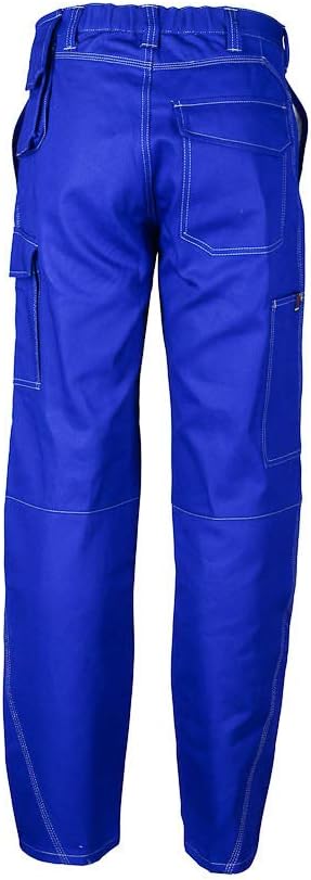 KÜBLER Workwear KÜBLER ORGANIQ Arbeitshose anthrazit, Grösse 52, Herren-Arbeitshose aus Baumwolle, A