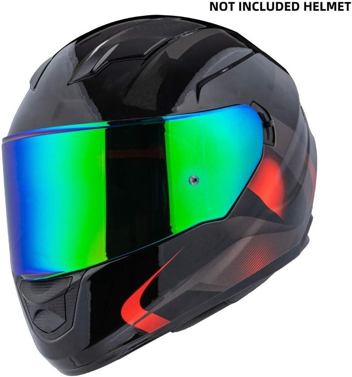 Helmvisier für Assault/Rapid/Stream,Motorradhelm Visier für LS2 FF800/FF353/FF328,Motorrad Windschut