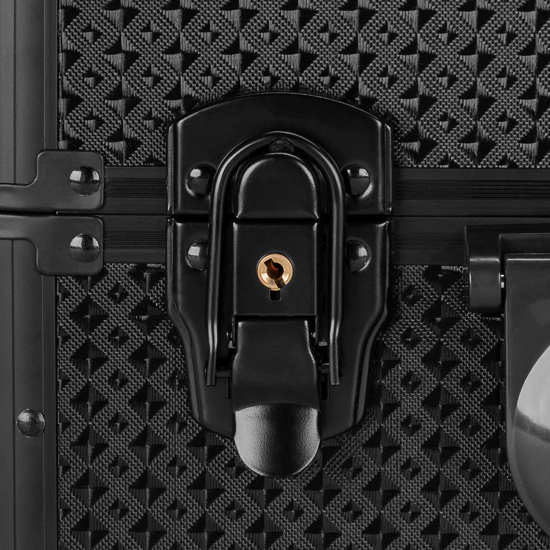 anndora Beauty Case Kosmetikkoffer - Stilvoller Schmuckkoffer, Schminkkoffer mit robustem Aluminiumr