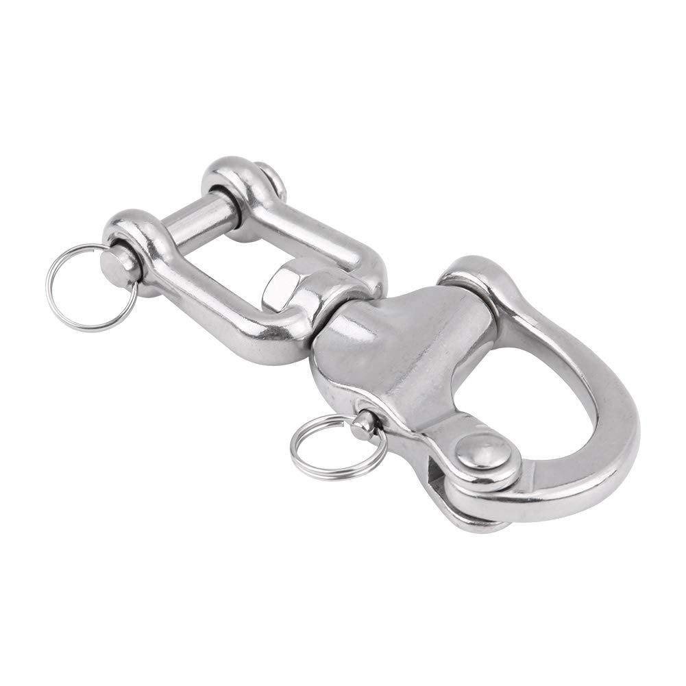 Schnappschäkel Gross Kutsche-Für Schnappschäkel 128Mm - Edelstahl-Wirbelschäkel, 316 Edelstahl-Wirbe