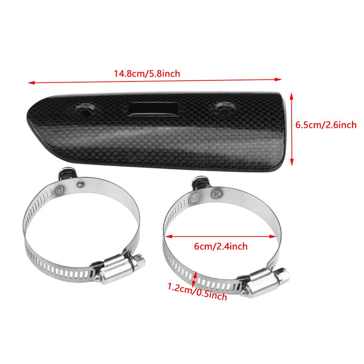 Exhaust Wrap-Motorrad Auspuff Rohr Hitzeschild Auspuff Hitzeschild Abdeckung Motorrad Universal Kohl