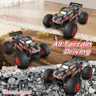 Fivejoy Ferngesteuertes Auto ab 3 4 5 6 7 8 Jahre, 20KM/H RC Auto Off-Road, 2WD All Terrain 2.4GHz R