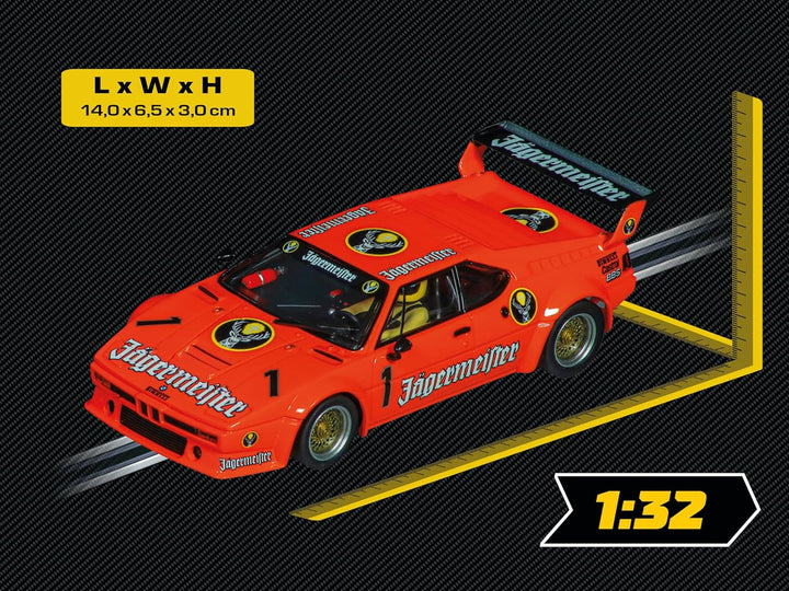 Carrera Evolution - 20027792 I BMW M1 Procar "Jägermeister Racing Team, No.1" Auto für Rennbahn | Re