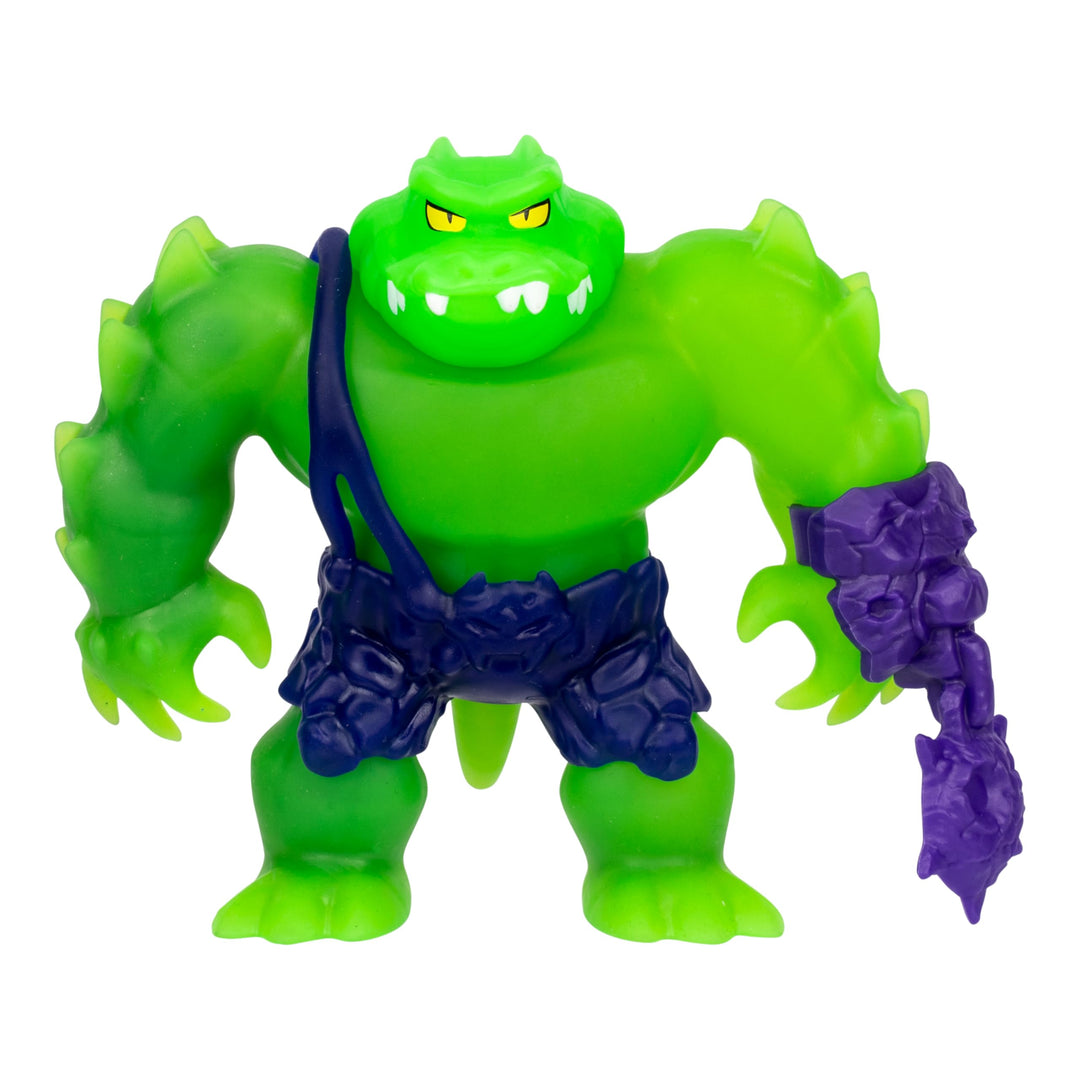 Heroes of Goo Jit Zu Meteor Madness Rock Jaw-Actionfigur, dehnbar, mit einzigartiger Schleimfüllung