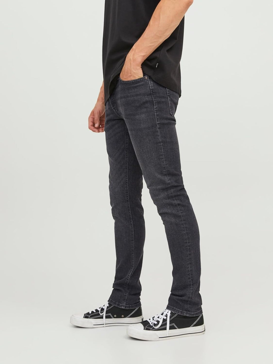 JACK & JONES Male Slim Fit Jeans JJIGLENN JJORIGINAL SQ 270 NOOS Slim Fit Jeans 31W / 34L Black Deni