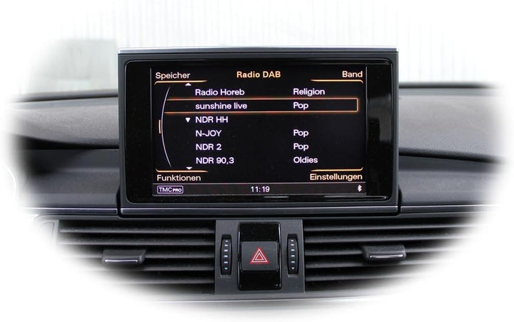FISTUNE® DAB/DAB+ Integration Audi MMI 3G / 3G +